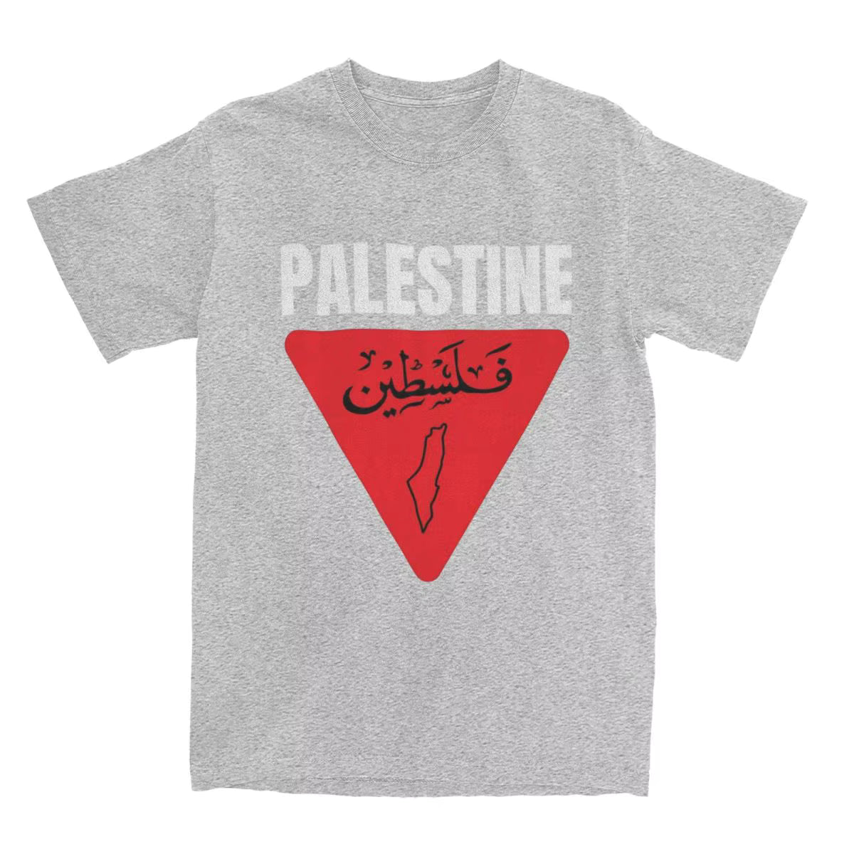 Mens T Shirt Palestine Map T Shirts Fashion Palestinian Flag Summer Tees Vintage Print Cotton Clothing Gift Idea