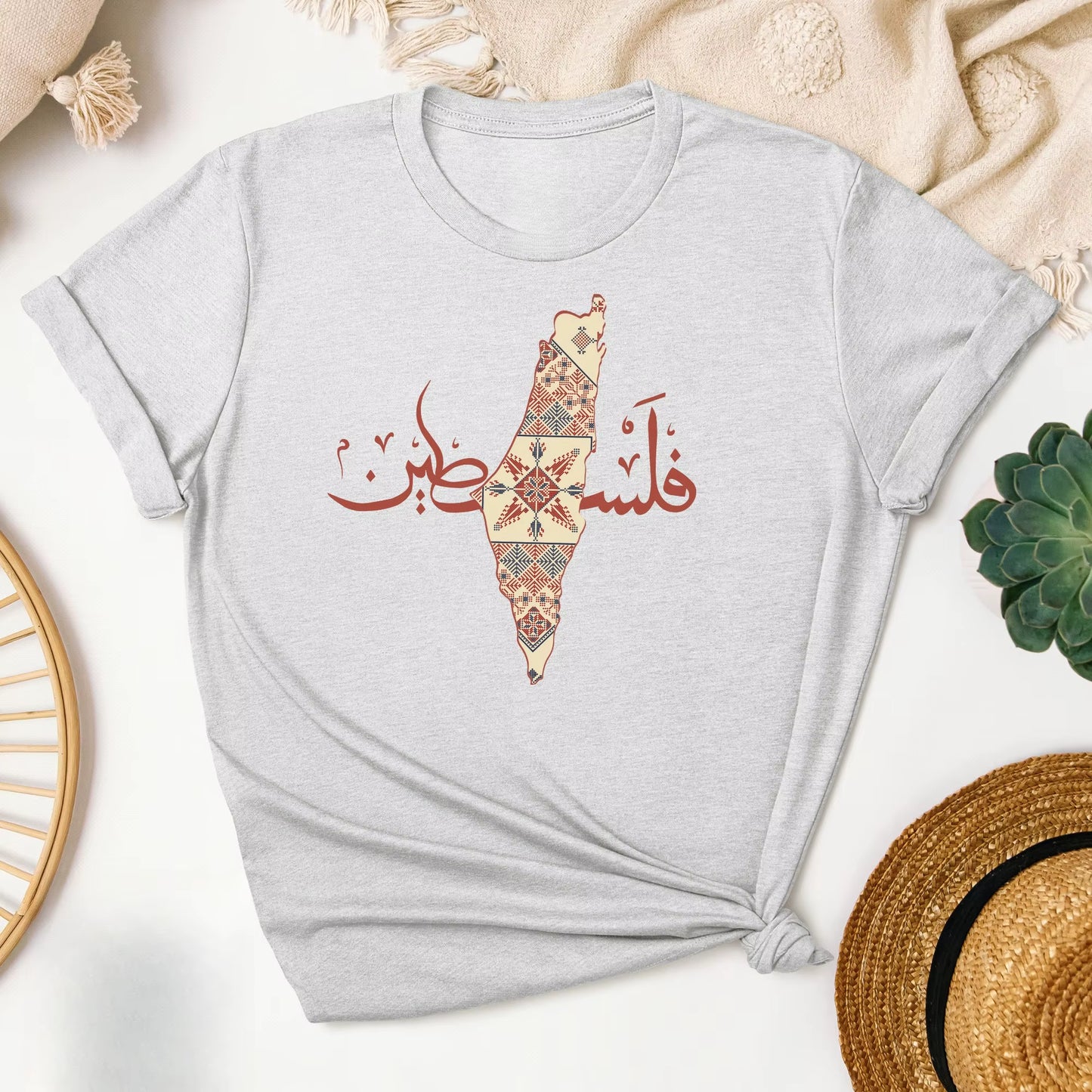 Palestine Traditional Shirt, Palestine T-shirt, Free Palestine Indipendence Tee, Palestine Women Gift, Palestinian Merch Gift