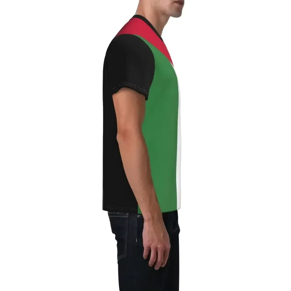 Palestine Flag Printed T Shirts Men Women Summer Casual Short Sleeve Tee Shirt Sports 2024 New In Fashion National Streetwear