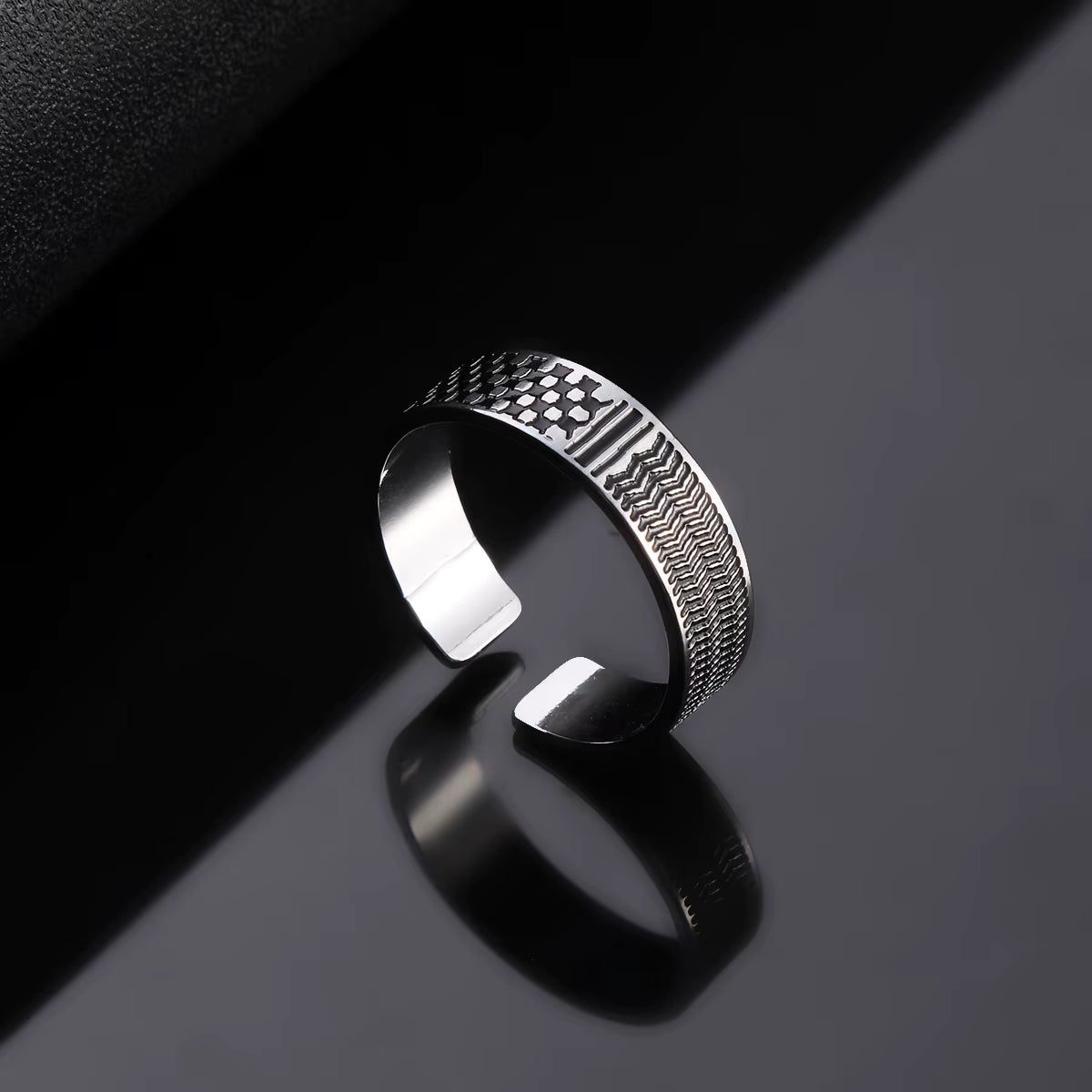 Palestine in Arabic Map With Flag Pendants Ring Jewelry Chains