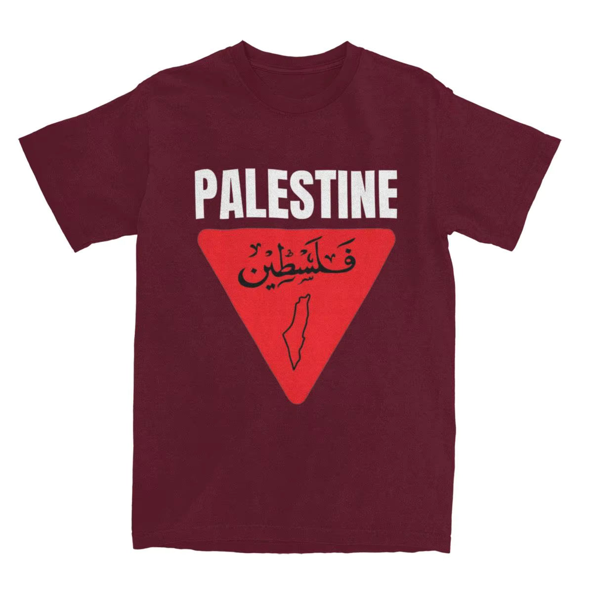 Mens T Shirt Palestine Map T Shirts Fashion Palestinian Flag Summer Tees Vintage Print Cotton Clothing Gift Idea