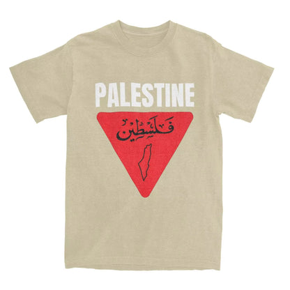 Mens T Shirt Palestine Map T Shirts Fashion Palestinian Flag Summer Tees Vintage Print Cotton Clothing Gift Idea