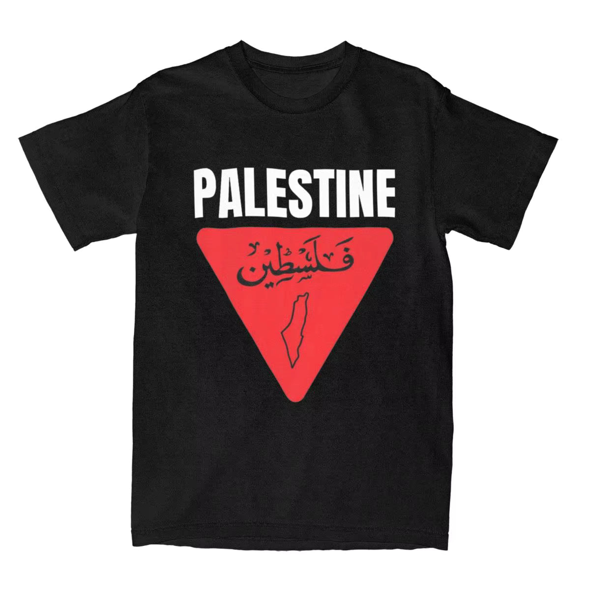 Mens T Shirt Palestine Map T Shirts Fashion Palestinian Flag Summer Tees Vintage Print Cotton Clothing Gift Idea