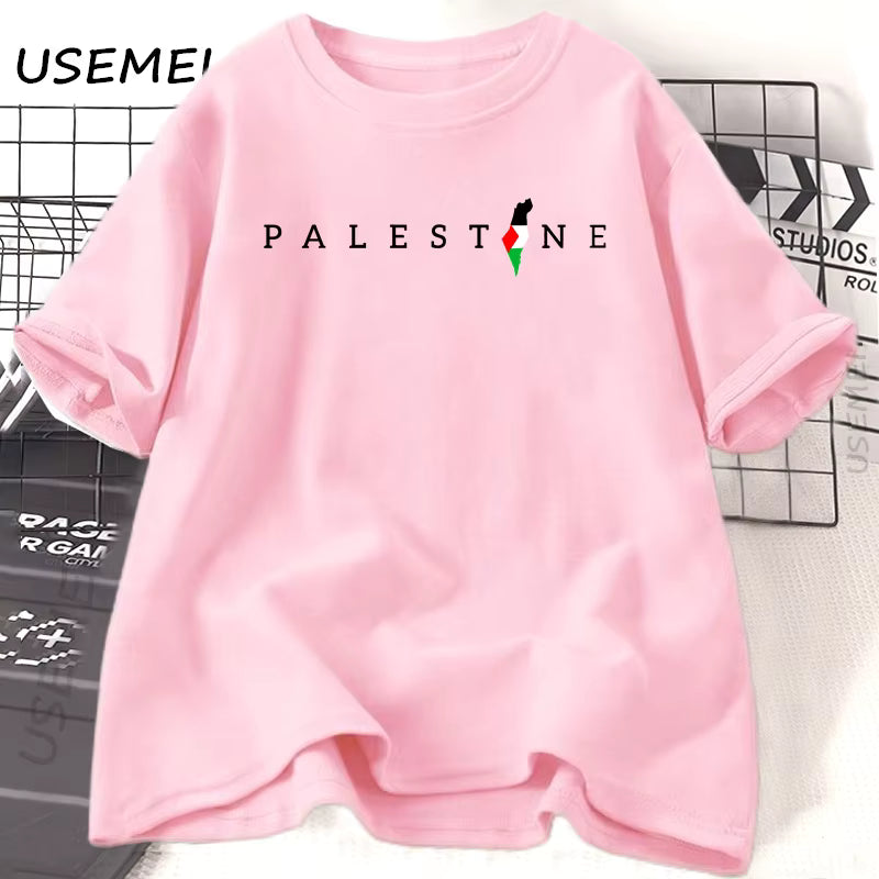 Palestine Flag T-Shirt | Arabic Minimal Design – 100% Cotton Unisex Tee